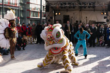 Xia Quan Leeuwendans: Officiële Opening Kruisplein Rotterdam